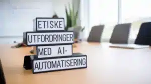 Etiske utfordringer med ai-automatisering: hva bør vi være oppmerksomme på? – illustrasjon
