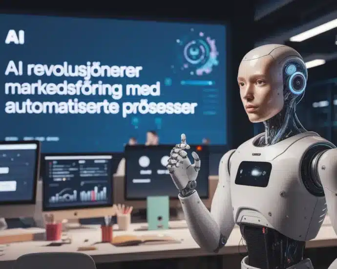Hvordan ai revolusjonerer markedsføring med automatiserte prosesser – illustrasjon