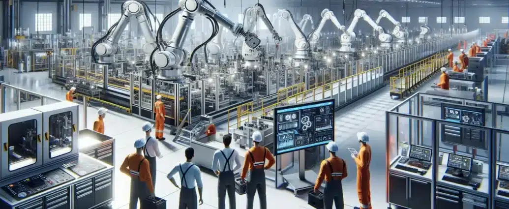 Ai i produksjonsindustrien: hvordan automatisering skaper smartere fabrikker 1 Ai i produksjonsindustrien: hvordan automatisering skaper smartere fabrikker – illustrasjon