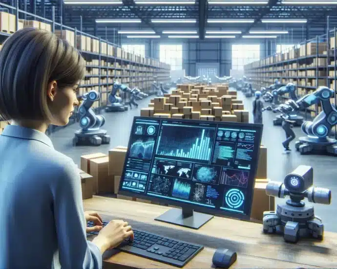 Slik skaper ai mer effektive logistikk- og forsyningskjeder gjennom automatisering – illustrasjon