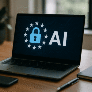 Ai og personvern: hvordan sikre datasikkerhet i automatiserte prosesser – illustrasjon