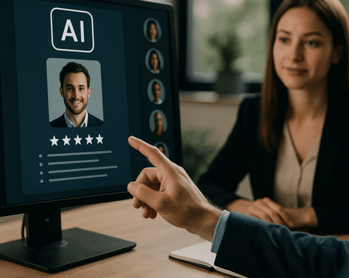 Automatisering av hr-prosesser: effektiv rekruttering med ai – illustrasjon