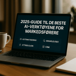 De beste ai-verktøyene for markedsførere i 2025: guide, roi, automatisering og seo – illustrasjon