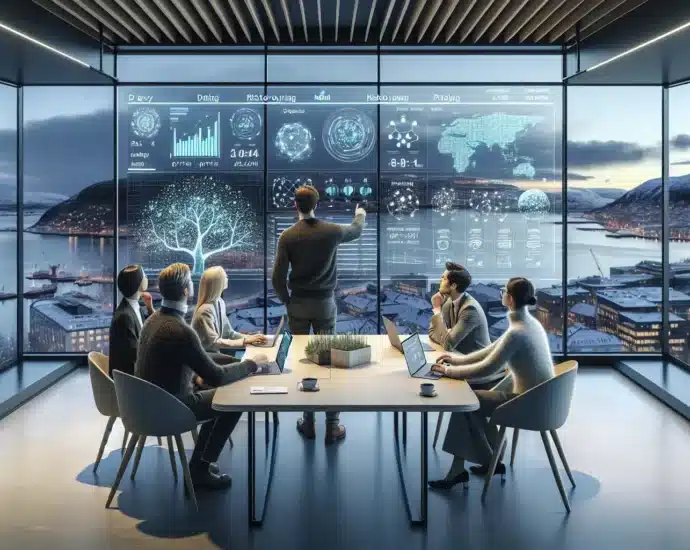 Hvordan balanserte innovasjon og personvern i ai-drevne løsninger – illustrasjon